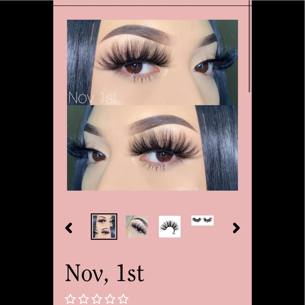 Mink Lashes 25mm in style: Nov 1st